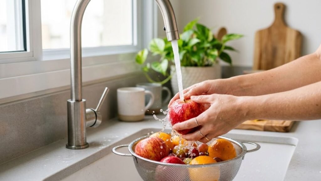 pó branco nas frutas 
