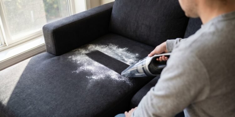 Fórmula de bicarbonato e álcool limpa sofá e elimina odores de forma rápida