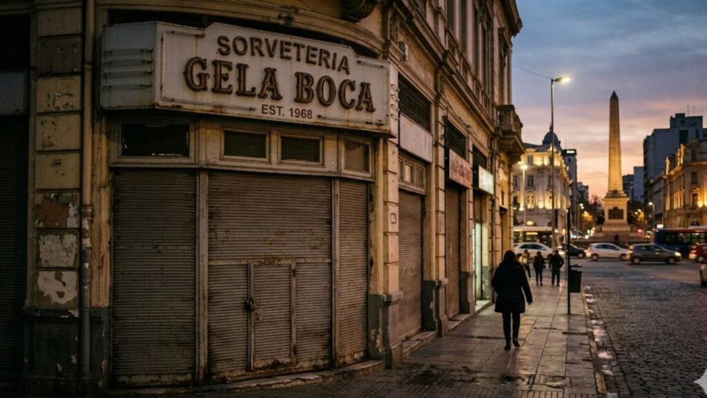 sorveteria da Plaza Baquedano