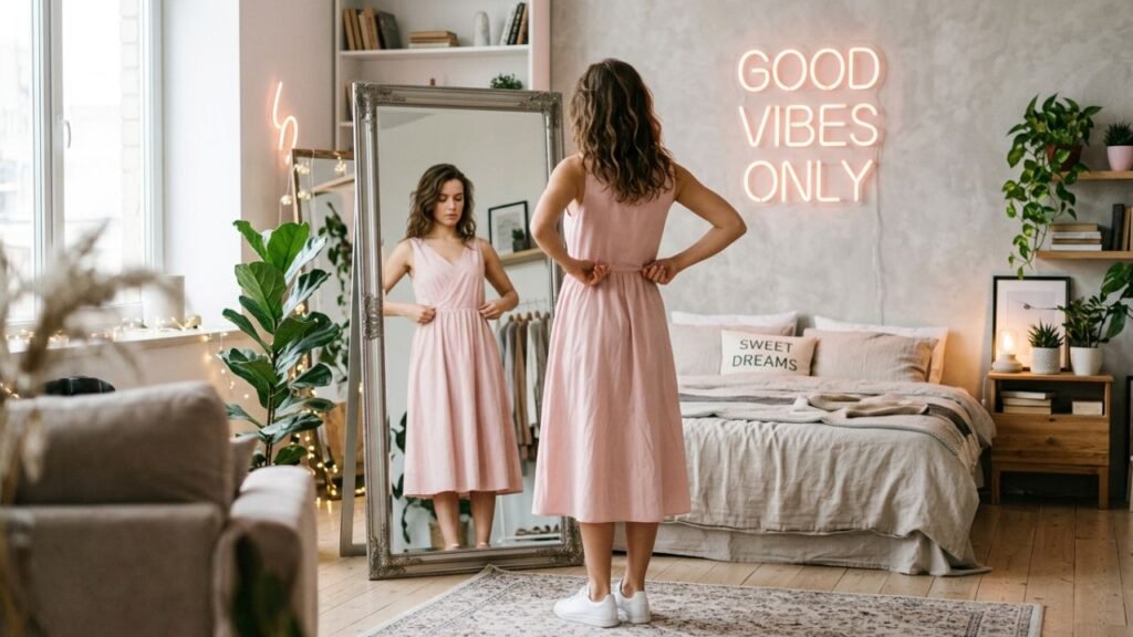 tênis branco com vestido