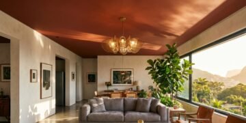 Pintura e texturas transformam o teto no novo protagonista dos projetos de decoração