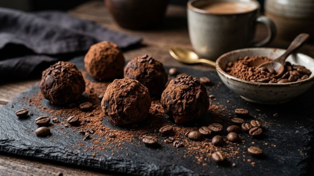 trufas de aveia