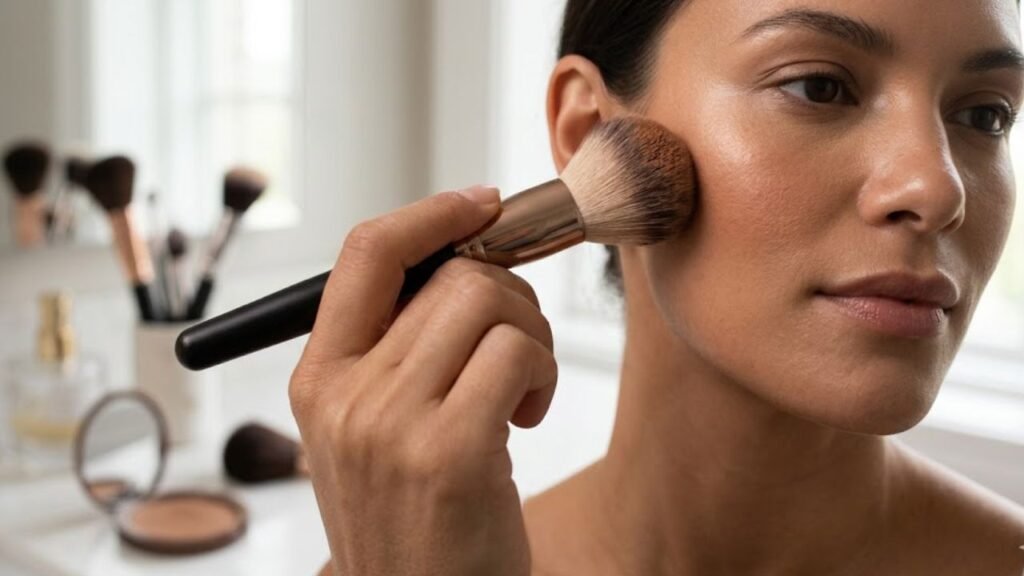 usar o bronzer corretamente