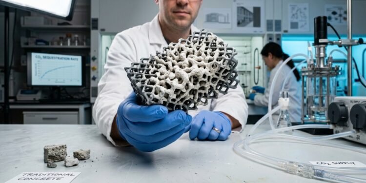 Pesquisadores da Califórnia convertem CO2 em materiais de construção resistentes ao fogo, inspirados em recifes de coral