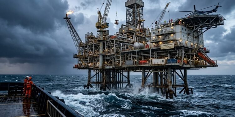 Onde está localizada a maior plataforma de petróleo do mundo?