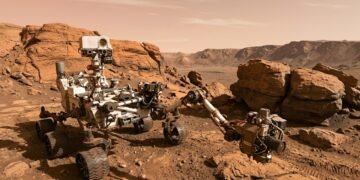 Rover da NASA faz selfie histórica ao lado de rochas gigantescas em Marte