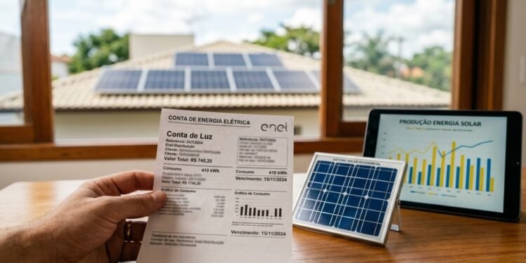 Quem tem energia solar em casa deve se preparar: mudança pode impactar o valor da conta de luz