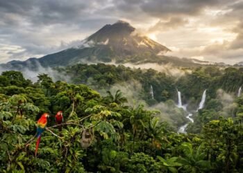Costa Rica incrível revela o santuário animal onde floresta, mar e vulcões ditam a vida selvagem
