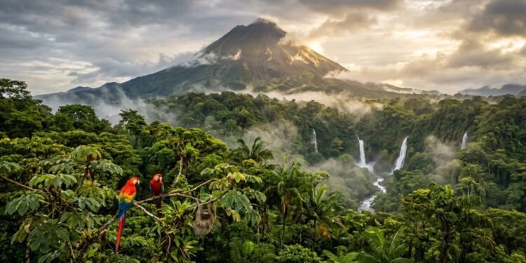 Costa Rica incrível revela o santuário animal onde floresta, mar e vulcões ditam a vida selvagem