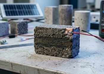 Cientistas franceses e espanhóis desenvolvem material inovador semelhante a cimento que pode funcionar como eletrólito sólido em sistemas de armazenamento de energia recarregáveis