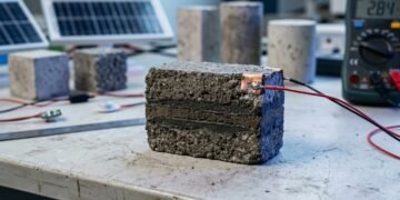 Cientistas franceses e espanhóis desenvolvem material inovador semelhante a cimento que pode funcionar como eletrólito sólido em sistemas de armazenamento de energia recarregáveis
