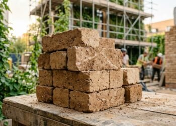 Uma startup britânica desenvolve um novo material de construção que captura carbono, armazena-o permanentemente e o transforma em tijolos recicláveis, com zero emissões na sua fabricação