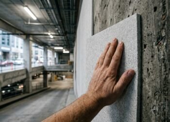 Pesquisadores suíços desenvolvem espuma mineral acústica reciclável até 75% mais fina que o isolamento tradicional, com a mesma eficácia contra o ruído urbano e resistente ao fogo e às intempéries