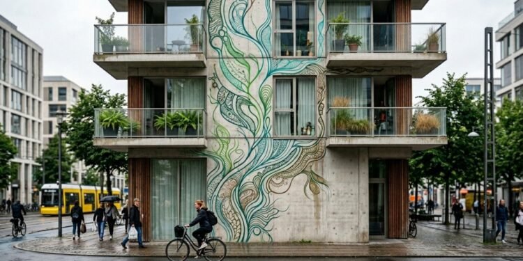 Pesquisadores europeus desenvolvem “tatuagens vivas” com microorganismos que transformam fachadas de edifícios em filtros para CO2 e poluentes