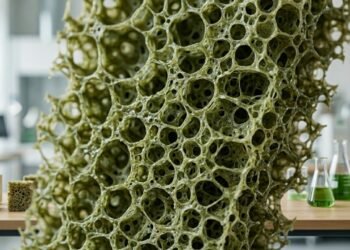 Pesquisadores espanhóis criam espuma de algas que isola, gera energia e previne incêndios sem deixar resíduos tóxicos