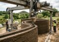 Empresa japonesa imprime em 3D casa com terra em vez de cimento, capaz de retornar ao solo ao final de sua vida útil