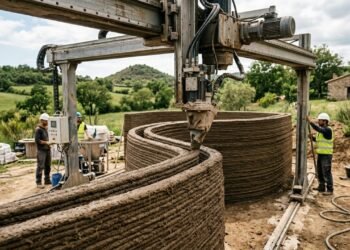 Empresa japonesa imprime em 3D casa com terra em vez de cimento, capaz de retornar ao solo ao final de sua vida útil