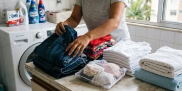 Como separar roupas para lavar e evitar manchas, bolinhas e peças danificadas