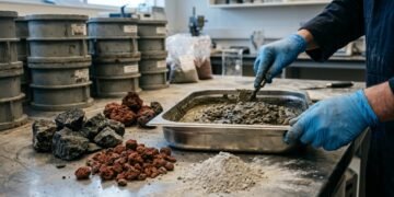 Pesquisadores de Stanford reinventam o cimento usando uma receita romana com rochas vulcânicas pré-aquecidas, tornando-o mais resistente sem a necessidade de aço e reduzindo drasticamente as emissões