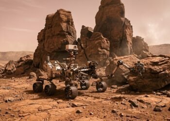 Rover da NASA faz selfie histórica ao lado de rochas gigantescas em Marte