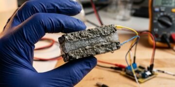 Pesquisadores chineses desenvolveram um hidrogel de cimento capaz de gerar e armazenar eletricidade