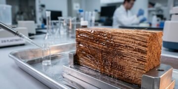 Pesquisadores canadenses aplicam uma técnica de "mumificação" à madeira de cedro, reduzindo a absorção de água em 60% e aumentando sua vida útil como material de construção natural