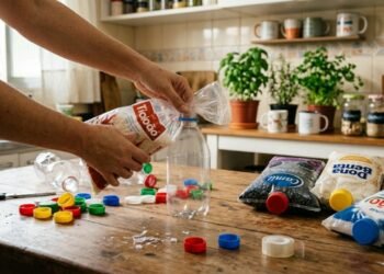 Comece a guardar as tampas de garrafa: 3 ideias simples e criativas que podem transformar sua rotina sem gastar nada