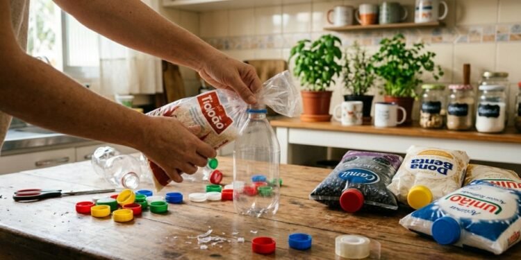 Comece a guardar as tampas de garrafa: 3 ideias simples e criativas que podem transformar sua rotina sem gastar nada
