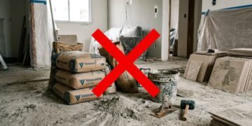 Adeus cimento e sujeira nos pisos: a invenção de 2026 para colar azulejos cerâmicos 8 vezes mais rápido