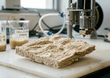 Pesquisadores suecos transformam levedura de cerveja reciclada em um material arquitetônico imprimível em 3D que se biodegrada ao final de sua vida útil