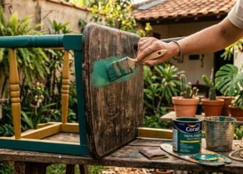 Antes de descartar uma cadeira quebrada, veja como ela pode ganhar uma nova função