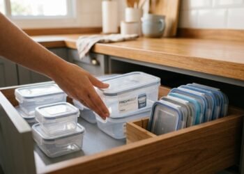 Especialista em organização revela como deixar a cozinha arrumada mesmo com muitos portes e tampas