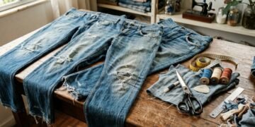 Como dar uma nova função para os jeans velhos guardados