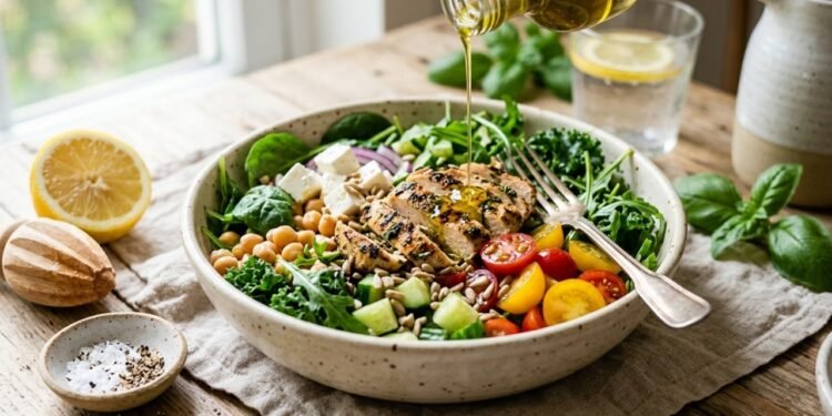 Salada com proteína? Nutricionista mostra receita para começar o dia com energia