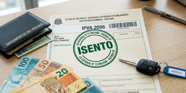Nova regra nacional do IPVA em 2026 zera imposto para carros antigos e beneficia mais de 8 milhões