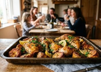 A técnica argentina para preparar o frango com batatas perfeito