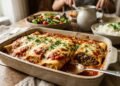 Como fazer panqueca de carne cremosa para o almoço