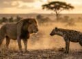 Leões vs hienas revela a guerra da savana que decide força, território e sobrevivência