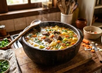 A sopa de carne para fazer a família nunca mais esquecer do sabor