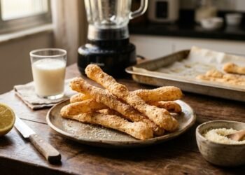 Como fazer palitinhos de polvilho fáceis e crocantes para o lanche