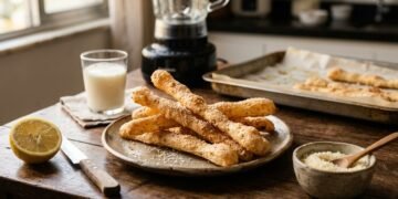 Como fazer palitinhos de polvilho fáceis e crocantes para o lanche