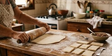 Com apenas dois ingredientes você faz uma massa de pastel deliciosa