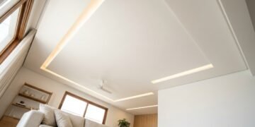 Adeus aos tetos brancos: a tendência minimalista que está transformando a decoração de interiores