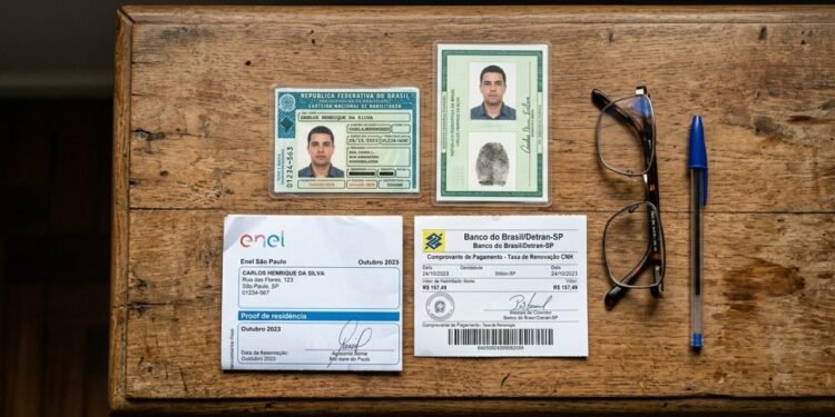Quatro documentos essenciais e obrigatórios para renovar a carteira de habilitação aos 70 anos
