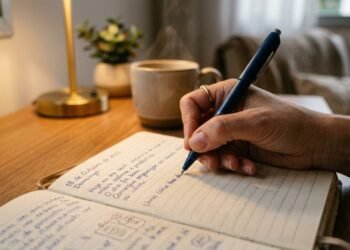 Como começar um diário com ideias simples mesmo sem saber o que escrever no início