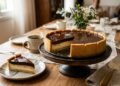 A receita holandesa de uma sobremesa deliciosa para o café da manhã