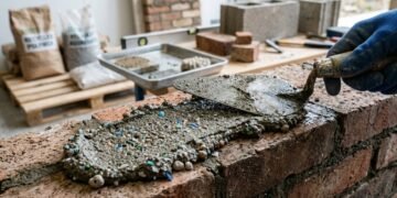 Uma equipe de pesquisadores da Universidade de Newcastle desenvolveu uma argamassa inovadora, utilizando plástico reciclado e aerogel de sílica, que reduz a perda de calor em edifícios em 55%