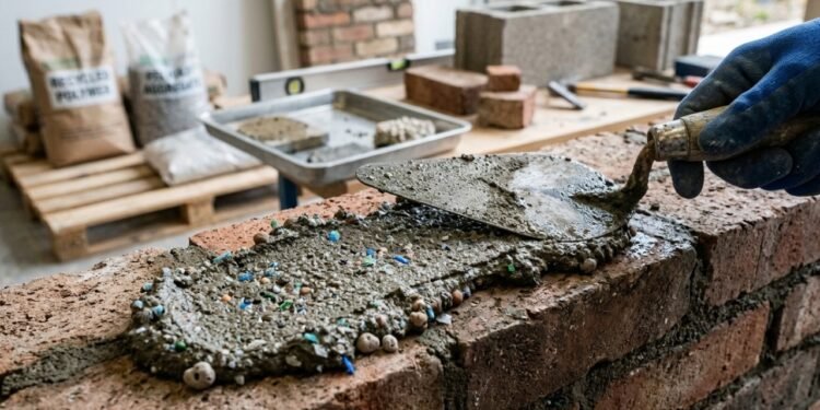 Uma equipe de pesquisadores da Universidade de Newcastle desenvolveu uma argamassa inovadora, utilizando plástico reciclado e aerogel de sílica, que reduz a perda de calor em edifícios em 55%
