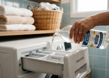 Quantas vezes usar a máquina de lavar antes de colocar vinagre