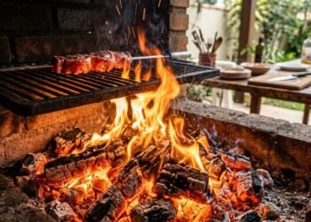 Sem álcool, sem ventilador: o truque para acender uma churrasqueira em 1 minuto que já é tendência no Brasil